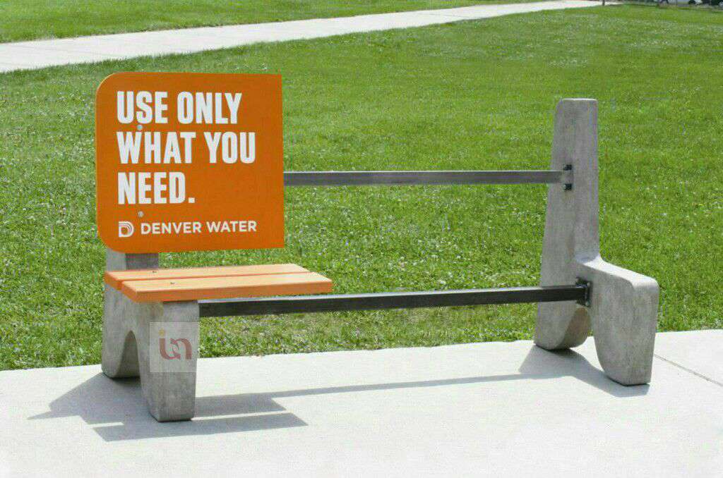 تبلیغ جالب و خلاقانه برای صرفه جویی در مصرف آب:
"به اندازه نیاز مصرف کنید"